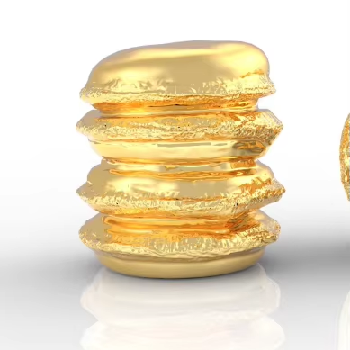 Zamak Hamburger-Shaped Irregular Metal Perfume Cap Perfume Cap Customized Cap