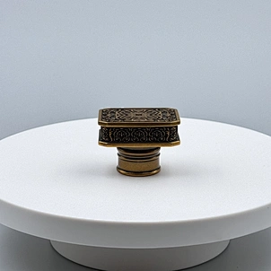 Luxurious  Ancient Gold T-Shaped Zinc Alloy Zamak Perfume Cap Metal Cap for Luxurious Cosmetic Perfume Glass Bottles