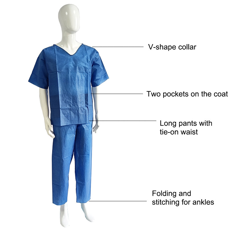disposable scrub suit