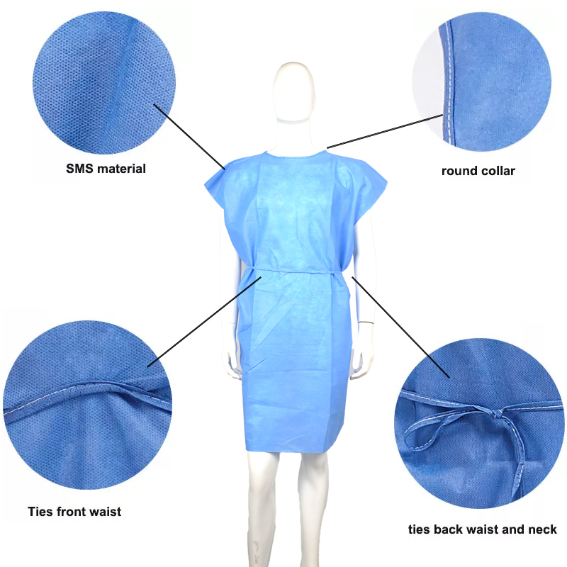 disposable patient gown