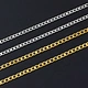 Hot Sales Fashion Necklace Bracelet For Men Women 5mm Size Stainless Steel Cuban Chain Jewelry Making Accessory Jewelry Findings