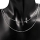 Manufacturer Supplied 2 Styles Stainless Steel Oval Shape With 8 Character Chain For DIY Jewelry Findings & Jewelry Making