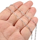 Manufacturer Supplied 2 Styles Stainless Steel Oval Shape With 8 Character Chain For DIY Jewelry Findings & Jewelry Making