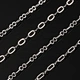 Manufacturer Supplied 2 Styles Stainless Steel Oval Shape With 8 Character Chain For DIY Jewelry Findings & Jewelry Making