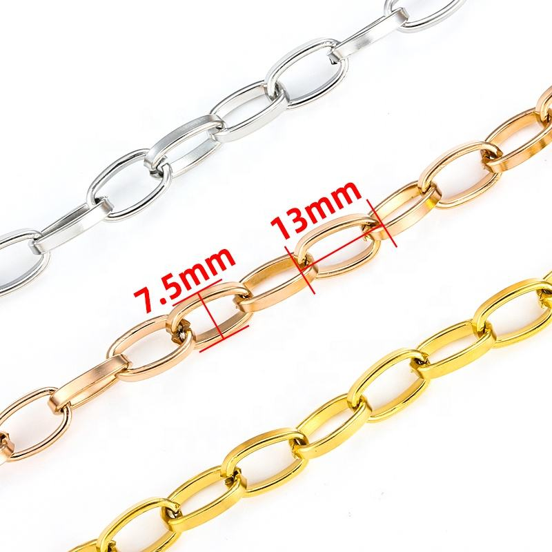 JIAYE Stainless Steel Cross O Chain - Customizable, Durable, Perfect for Unisex Jewelry Designs