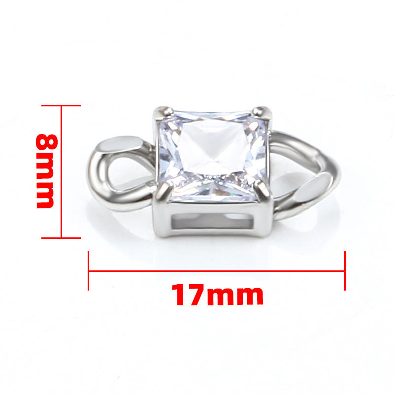 JIAYE Shiny Zircon Beads - DIY Jewelry Supplies, Hypoallergenic & Customizable