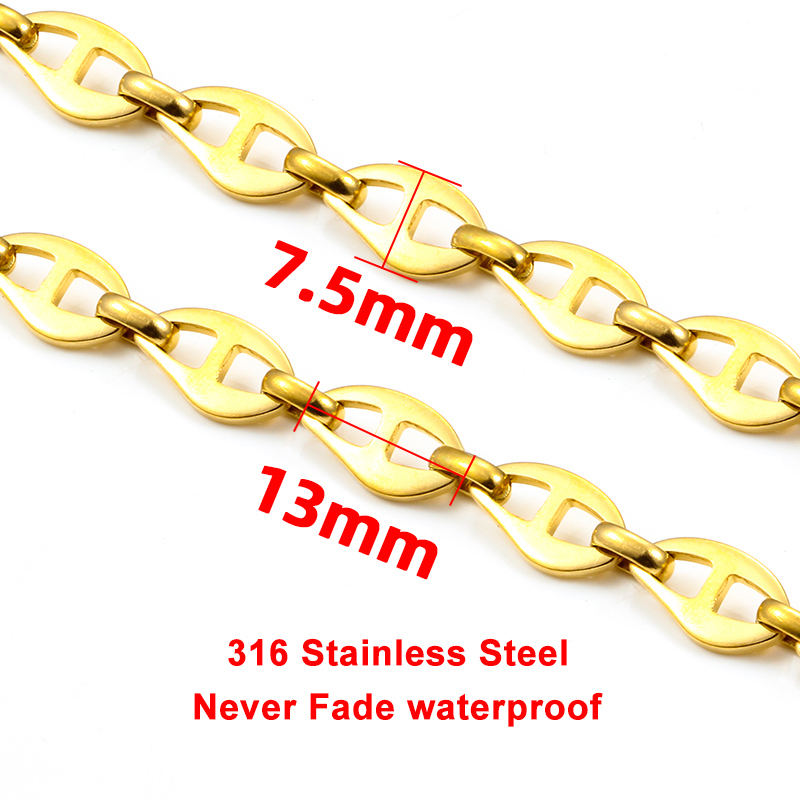 JIAYE Custom Stainless Steel Chains - Hip Hop Flat Jewelry, DIY Rings, and Unique Gifts