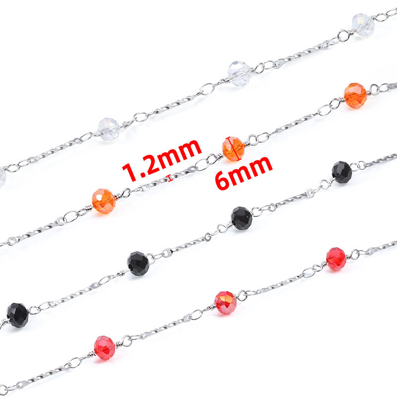JIAYE Stainless Steel Beads for Jewelry Making | Beaded Chains & Women’s Necklace Chains