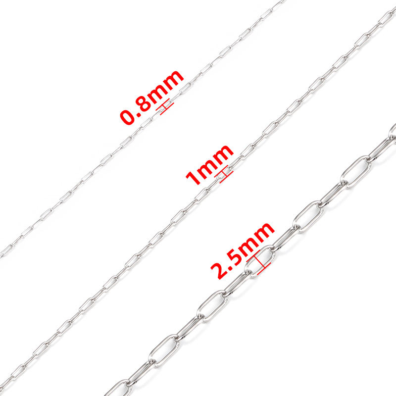 JIAYE Men's 22 Inch Stainless Steel Chain | Chain Only Stainless Steel Necklace for Fashion Jewelry