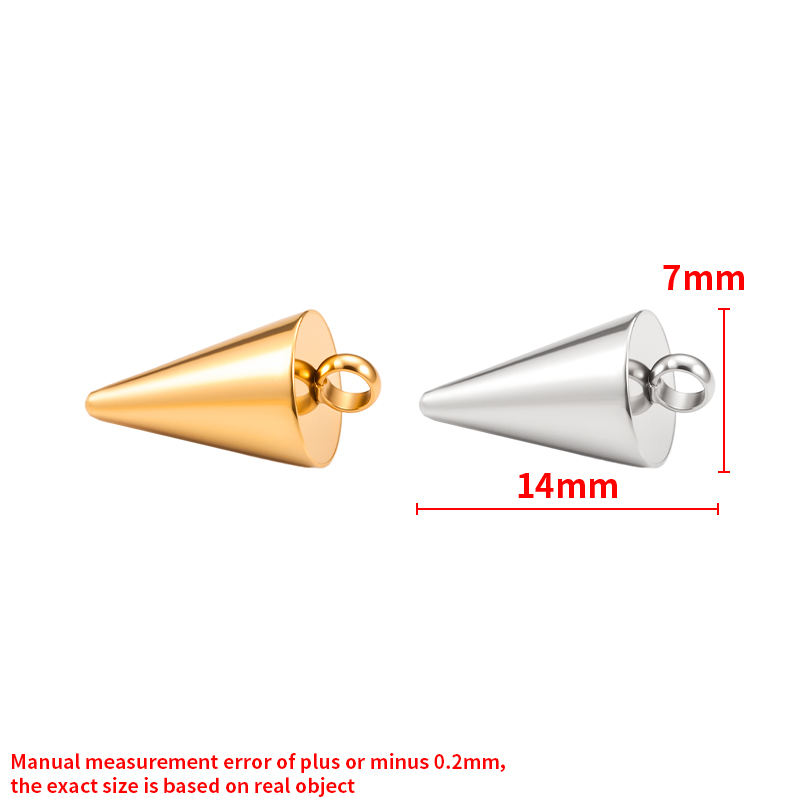 JIAYE Custom 18K Gold Plated Stainless Steel Punk Pendant - Hypoallergenic 3D Design, OEM/ODM Support, Perfect for DIY Jewelry Brands