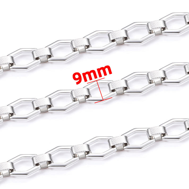 Jiaye 304L Stainless Steel Decorative Chain, Figaro Chain Necklace & Fashion Jewelry