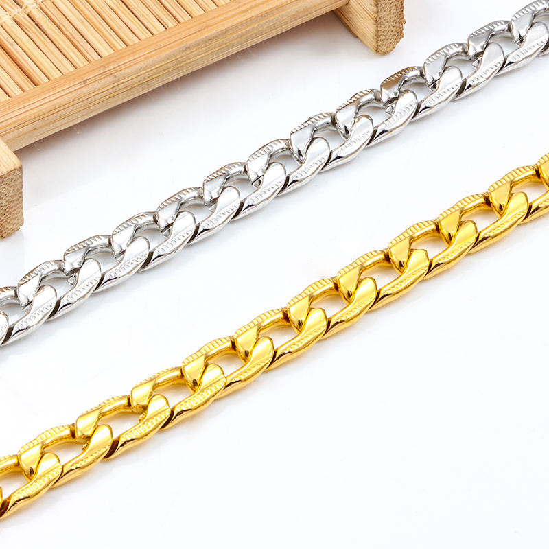 JIAYE Premium Stainless Steel Chain for Jewelry Making Hypoallergenic 316L Stainless Steel Necklace Chain