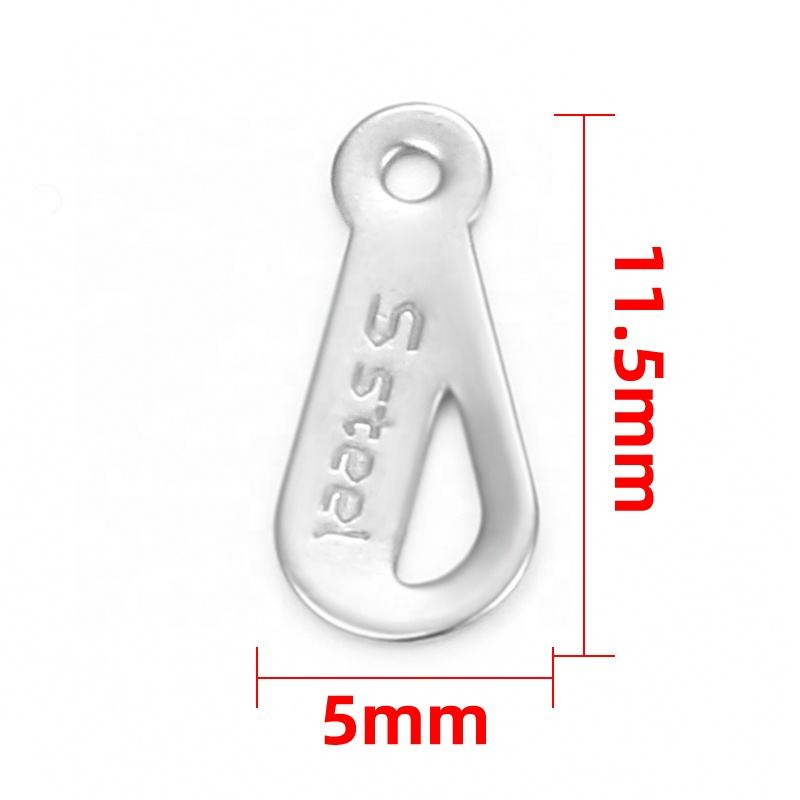 JIAYE Stainless Steel Adjustable Necklace Tail Extender Chain - Hypoallergenic Jewelry Findings