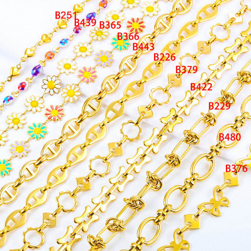 JIAYE Custom Gold Chains – 18K Gold Plated Stainless Steel Chains for Men & Women (Bulk Orders, OEM Available)