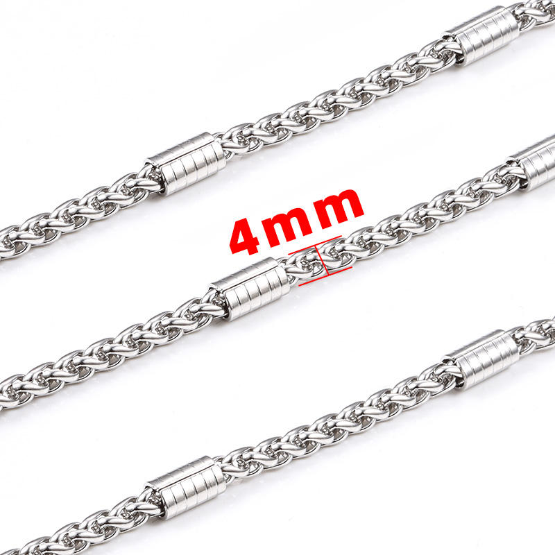 JIAYE Rope Stainless Steel Chain & Chain Link Stainless Steel | Durable Jewelry Chains