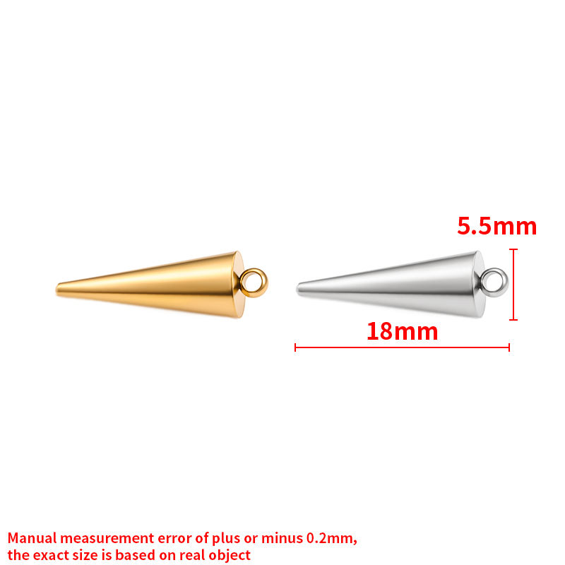 JIAYE Custom 18K Gold Plated Stainless Steel Punk Pendant - Hypoallergenic 3D Design, OEM/ODM Support, Perfect for DIY Jewelry Brands