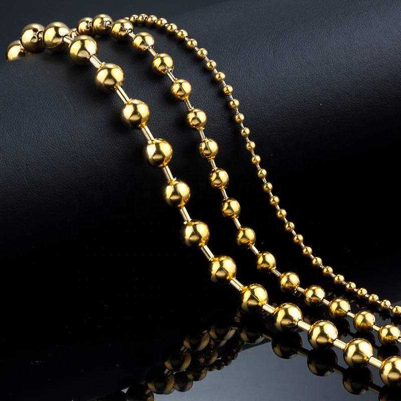 JIAYE Custom 18K Gold Plated Permanent Stainless Steel Chain - OEM Jewelry Components"