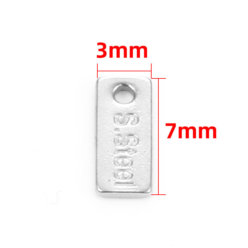 JIAYE Stainless Steel Adjustable Necklace Tail Extender Chain - Hypoallergenic Jewelry Findings