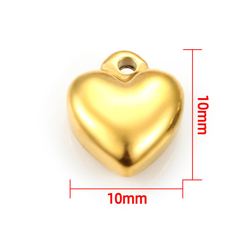JIAYE Elegant high-polish stainless steel heart pendant with a mirror finish, adjustable chain, and hypoallergenic design