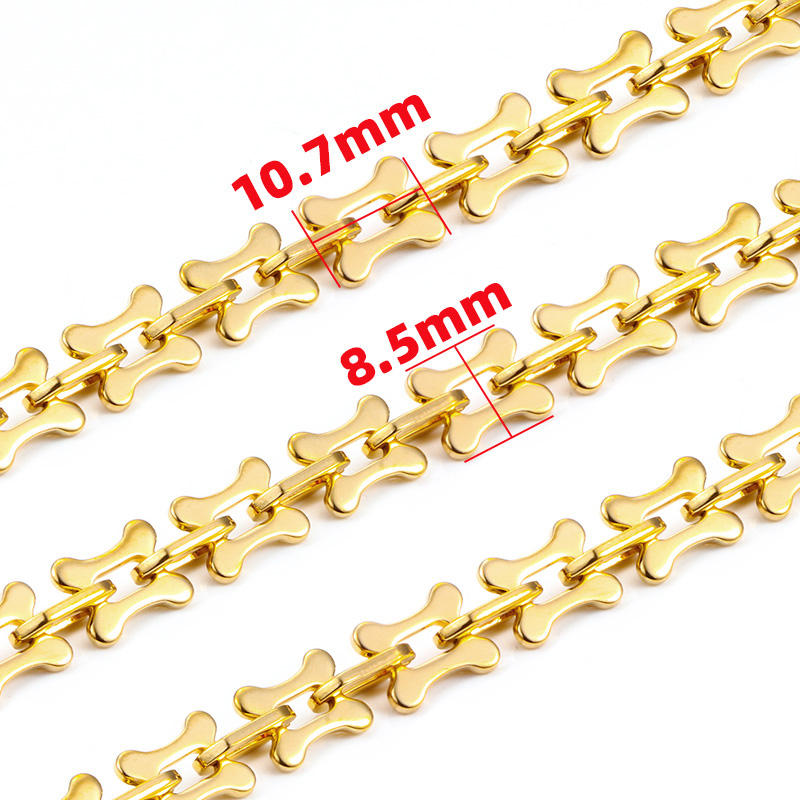 JIAYE Luxury Stainless Steel Gold Chain Jewelry | Gold Stainless Steel Chain for Men & Women