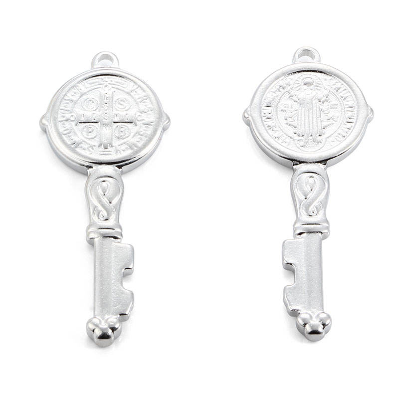 JIAYE Classic Jesus Pattern Stainless Steel Pendant - Hypoallergenic, Mirror Polish Finish for Religious Jewelry & Custom Gifts