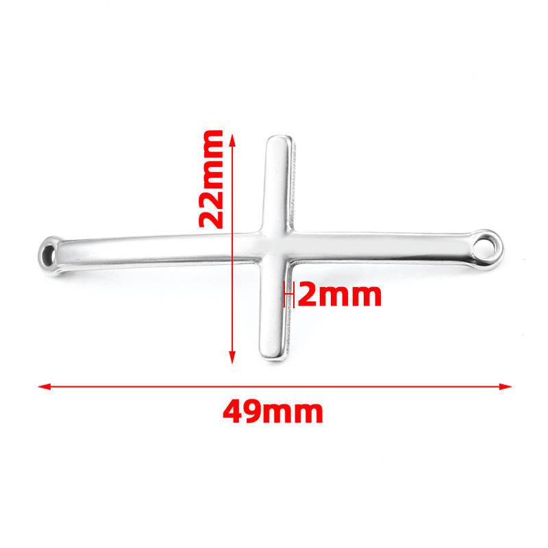 JIAYE New Fashion Titanium Steel Jewelry Components - 2 Sizes, Hypoallergenic & Customizable for Modern Designs