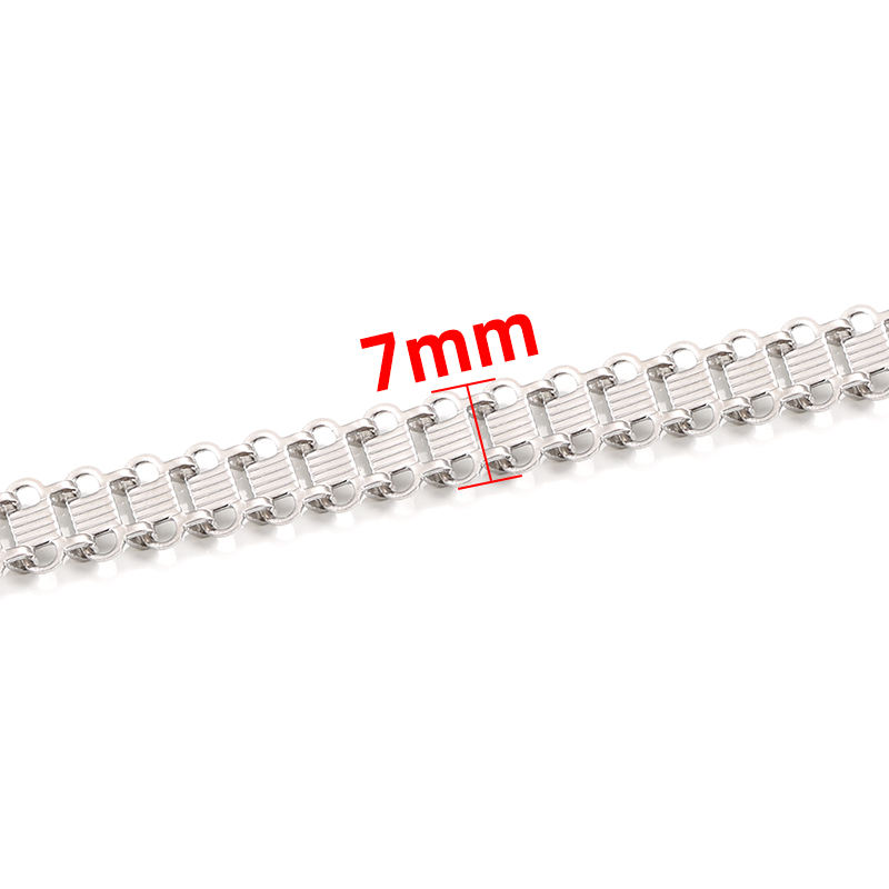 JIAYE Fish Scale Stainless Chain – 304L Hypoallergenic & Custom Textured Jewelry for Sensitive Skin.