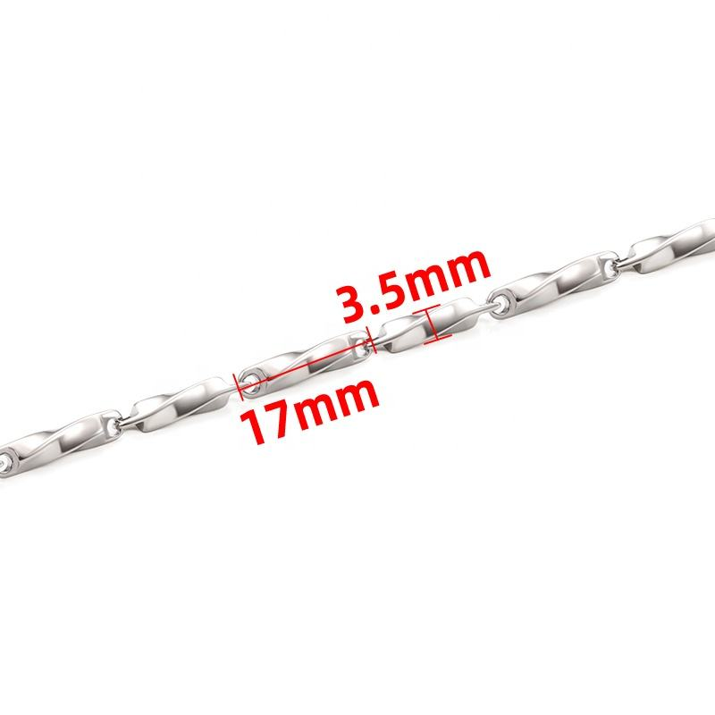 JIAYE 304L Stainless Steel Chain, Durable & Hypoallergenic Personalized Accessories.