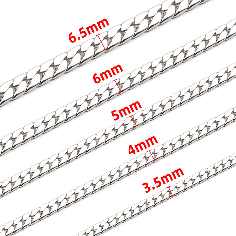 JIAYE Chunky Stainless Steel Chain – Miami-Inspired Bold Design, Hypoallergenic & Customizable.