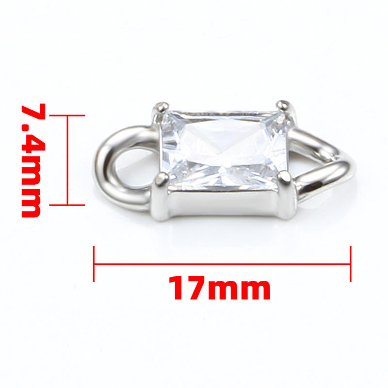 JIAYE Shiny Zircon Beads - DIY Jewelry Supplies, Hypoallergenic & Customizable