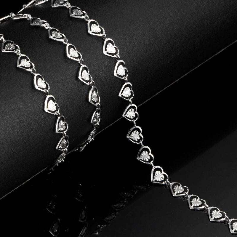 JIAYE Double Heart 18k Gold Chain - Hypoallergenic, Customizable Jewelry & Apparel Accent