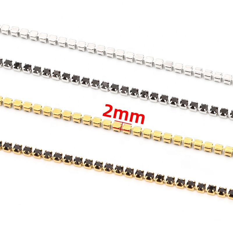Black Stainless Steel Chain for Men | Cuban Link Chain with Diamonds | Shine Stainless Steel Jewelry | Jiaye