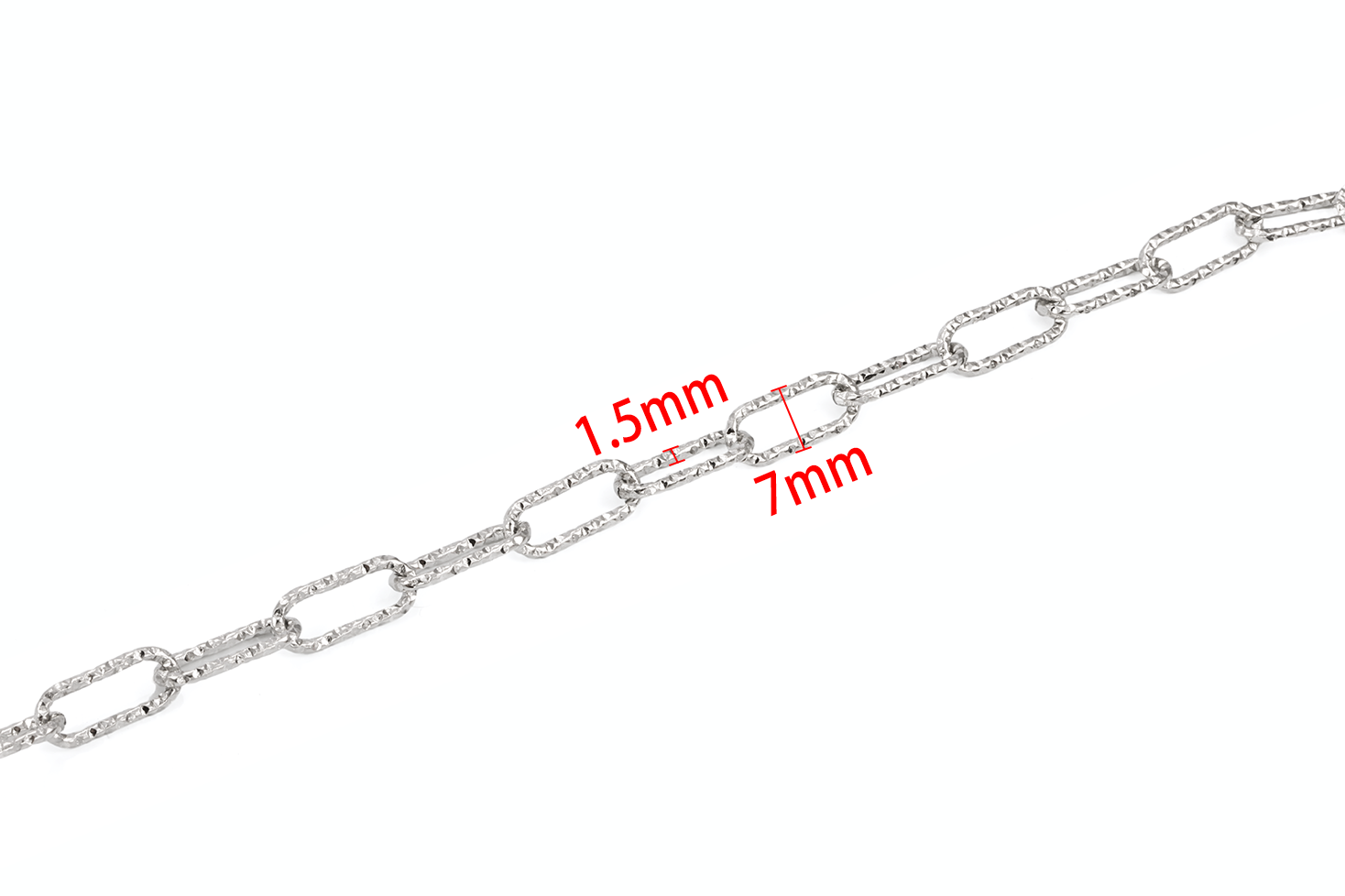 JIAYE Low MOQ Glitter Stainless Steel short oval Chain - Hypoallergenic, Custom Jewelry & Apparel Accent