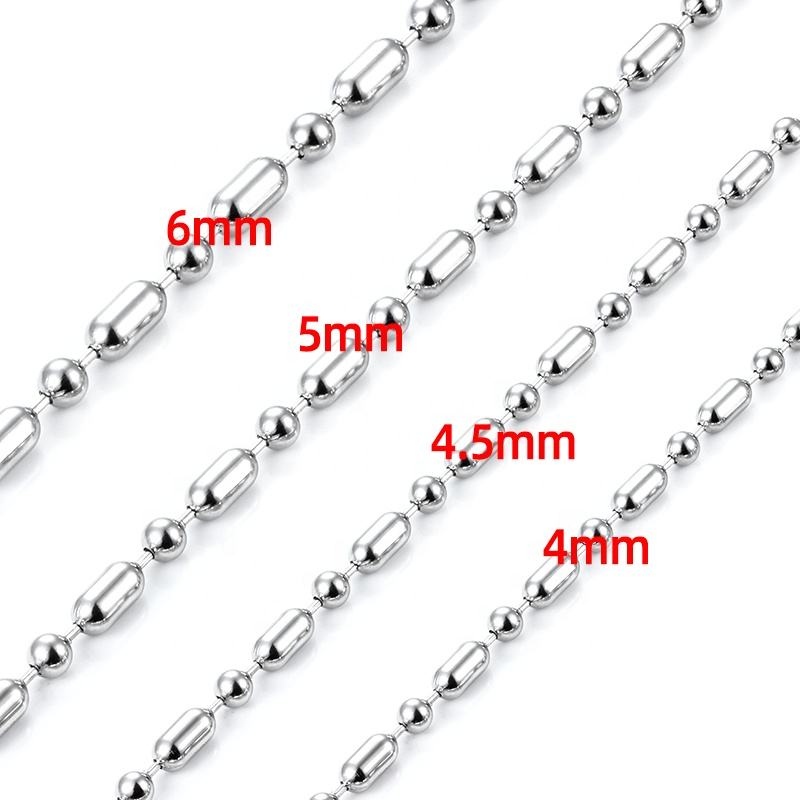 5mm Stainless Steel Chain & 18