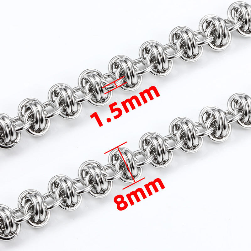 Men's Stainless Steel Jewelry | Jiaye 8mm Cuban Chain & Beaded Chains