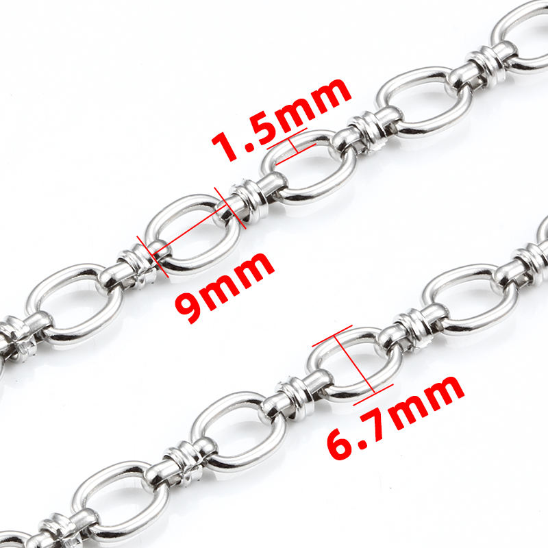 JIAYE Jiaye Men's Stainless Steel Rope Chain | Wholesale LA Jewelry Online Shop