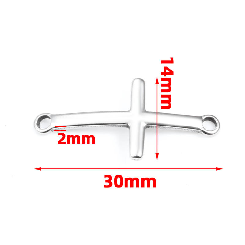 JIAYE New Fashion Titanium Steel Jewelry Components - 2 Sizes, Hypoallergenic & Customizable for Modern Designs