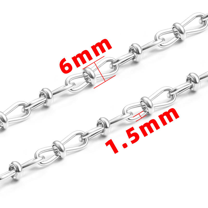 JIAYE Men’s Stainless Steel Cuban Link Chain Necklace | Durable & Tarnish-Resistant Jewelry