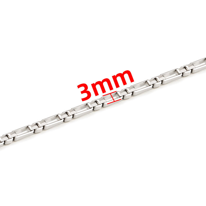 JIAYE Industrial-strength men's stainless steel chain link bracelet & mens curb link chain stainless steel by ISO-certified custom stainless steel jewelry manufacturers. 316L/Ti alloys. Custom logos, clasps, plating. MOQ 50 units.