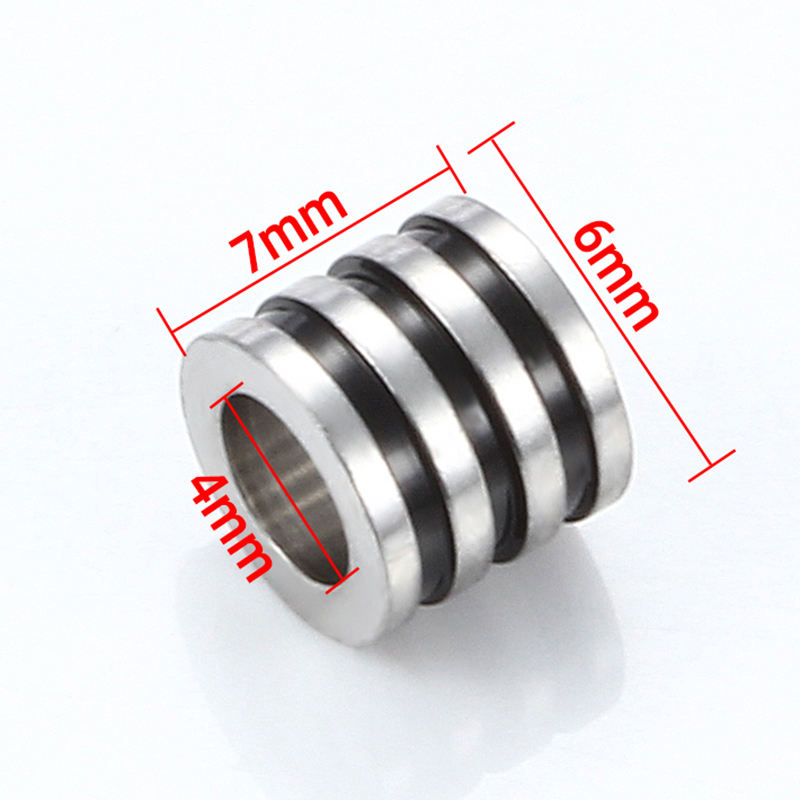 JIAYE Geometric Cylinder Stainless Steel Pendant - Hypoallergenic, Mirror Polish Finish for Modern Jewelry Designs"