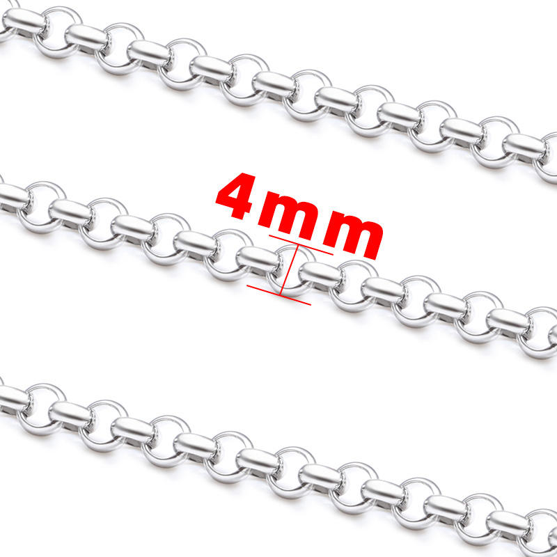 JIAYE Small Ring Stainless Steel Chain: Hypoallergenic, Customizable for Jewelry & Apparel
