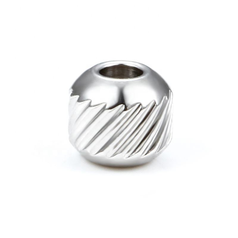 Jiaye 304L Stainless Steel Flower Beads Through Hole Beads Wholesale