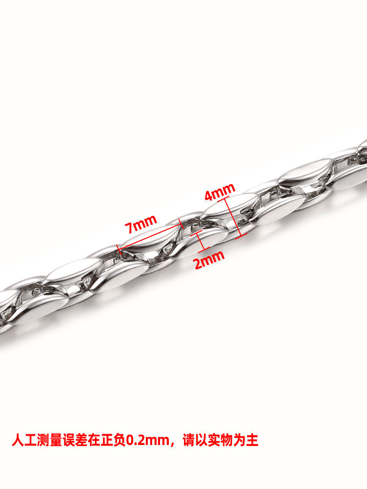 JIAYE New Stainless Steel Chain: Hypoallergenic, Trendy for Jewelry & Clothing Accessories