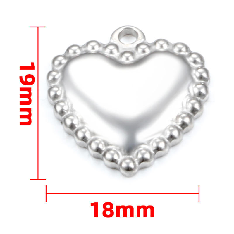 JIAYE Timeless stainless steel heart-shaped pendant necklace with a polished finish, featuring an adjustable 18-22 inch chain. Perfect for romantic gifts or daily elegance in luxe velvet packaging