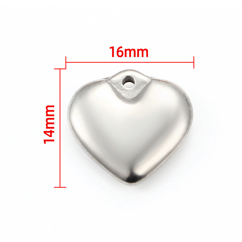 JIAYE DIY Love Heart Ball Pendants: Gold Plated, Customizable for Jewelry Crafting!