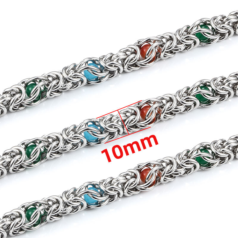 JIAYE Battle-tested professional stainless steel chain whip & precision stainless steel ball bead chain. Luxury premium stainless steel jewelry. 316Ti alloy. MOQ 50. .