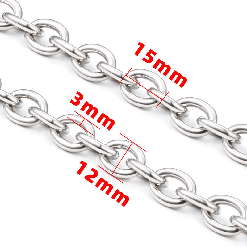 jiaye stainless stain chain forfiy handmaker necklace