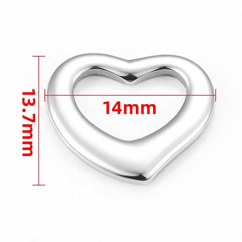 JIAYE Stainless Steel Heart Shaped Pendant: Hypoallergenic, Customized & Wholesale!