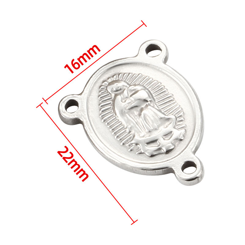 JIAYE Stainless steel hand-shaped pendant with custom logo engraving, available in various sizes