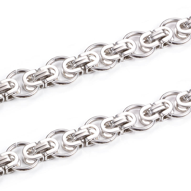 JIAYE Black Stainless Steel Chains: Durable Indirect Color, Hypoallergenic Men's Jewelry Wholesale.